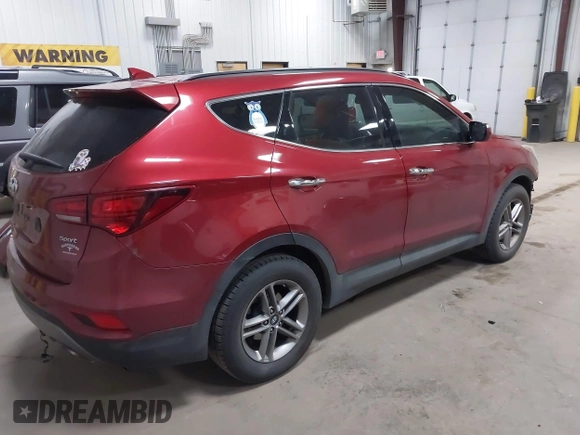 2018 Hyundai Santa Fe 2.4L with VIN 5XYZU3LB6JG514828, listed as a IAAI auction lot 42282610 with 204,030 mi miles and . Bid and sale history available at DreamBid. Image 4.