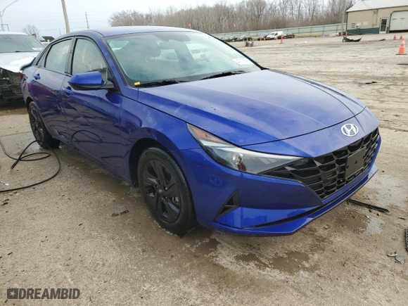2023 Hyundai Elantra SEL with VIN KMHLM4AG3PU471434, listed as a Copart auction lot 47070395 with 33,995 mi miles and Salvage Title. Bid and sale history available at carsss.com. Image 4.