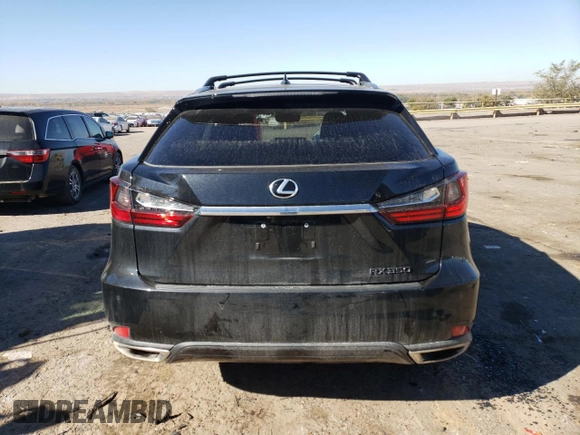 2022 Lexus RX with VIN 2T2HZMDA7NC313221, listed as a Copart auction lot 79806014 with 27,774 mi miles and Salvage Title. Bid and sale history available at carsss.com. Image 6.