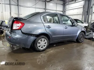 2009 Suzuki SX4 Man FWD with VIN JS2YC412496200218, listed as a Copart auction lot 46938825 with 63,909 mi miles and Salvage Title. Bid and sale history available at carsss.com. Image 3.