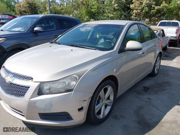 2012 Chevrolet Cruze LT w/2LT with VIN 1G1PG5SC0C7105334, listed as a IAAI auction lot 41983747 with 129,383 mi miles. Bid and sale history available at carsss.com. Image 2.