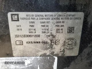 2017 Cadillac XTS with VIN 2G61L5S3XH9112938, listed as a Copart auction lot 87552835 with 126,291 mi miles and Salvage Title. Bid and sale history available at DreamBid. Image 13.