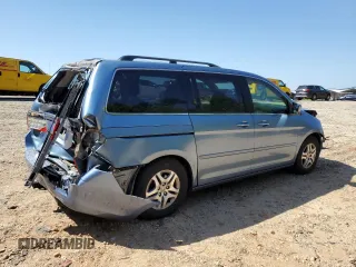 2005 Honda Odyssey EX-L z VIN 5FNRL386X5B034514, wystawiony jako Copart lot #52702435 z przebiegiem 65 988 mil mil oraz Szkoda całkowita • Salvage title. Historia ofert i sprzedaży dostępna na DreamBid. Obrazek 3.