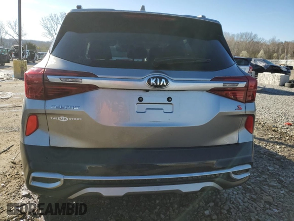 2021 Kia Seltos S with VIN KNDEU2AA7M7053823, listed as a Copart auction lot 49922315 with 51,701 mi miles and Salvage Title. Bid and sale history available at DreamBid. Image 6.