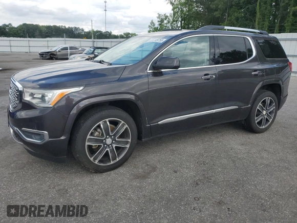 2017 GMC Acadia Denali with VIN 1GKKNXLS9HZ307629, listed as a Copart auction lot 55249755 with 103,704 mi miles and Clean Title. Bid and sale history available at carsss.com. Image 1.