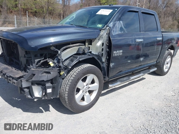 2014 Ram 1500 Express with VIN 3C6RR7KT2EG229142, listed as a IAAI auction lot 41824119 with 167,848 mi miles. Bid and sale history available at carsss.com. Image 2.