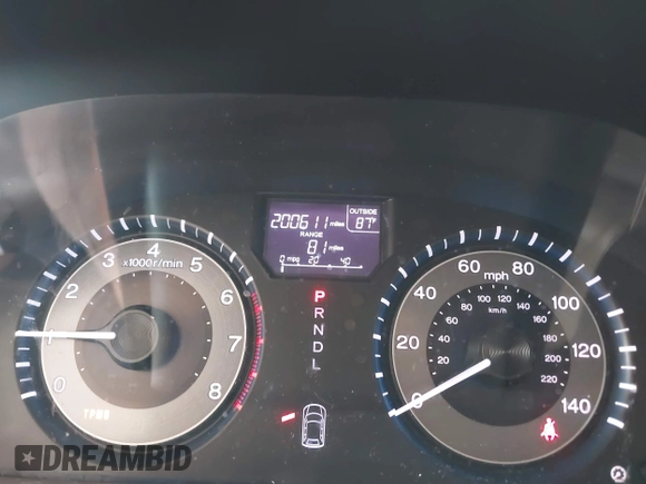 2012 Honda Odyssey EX-L with VIN 5FNRL5H67CB005013, listed as a IAAI auction lot 42295586 with 200,611 mi miles and . Bid and sale history available at DreamBid. Image 15.
