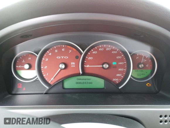 2005 Pontiac GTO with VIN 6G2VX12U95L419324, listed as a Copart auction lot 49849375 with 8,043 mi miles and Salvage Title. Bid and sale history available at DreamBid. Image 9.