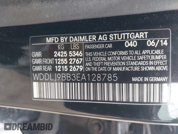 2014 Mercedes-Benz CLS 550 с VIN WDDLJ9BB3EA128785, выставлен на аукционе IAAI как лот 41801794 с пробегом 140 970 миль миль и . История ставок и продаж доступна на DreamBid. Изображение 9.