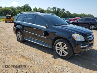 2011 Mercedes-Benz GL-Class GL 450 with VIN 4JGBF7BE8BA696950, listed as a Copart auction lot 60877914 with 134,239 mi miles and Salvage Title. Bid and sale history available at carsss.com. Image 4.