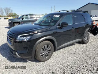 2024 Nissan Pathfinder SV with VIN 5N1DR3BC8RC221742, listed as a Copart auction lot 54941065 with 10,984 mi miles and Salvage title. Bid and sale history available at DreamBid. Image 1.
