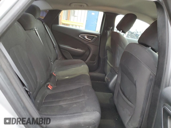 2015 Chrysler 200 Limited with VIN 1C3CCCAB6FN748483, listed as a Copart auction lot 56066135 with 142,359 mi miles and Salvage title. Bid and sale history available at DreamBid. Image 10.