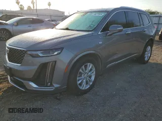 2021 Cadillac XT6 Luxury with VIN 1GYKPAR44MZ145277, listed as a Copart auction lot 78277974 with 51,087 mi miles and Salvage Title. Bid and sale history available at carsss.com. Image 1.