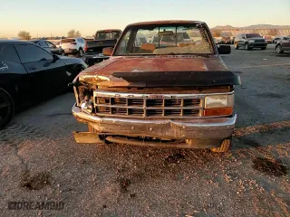 1993 Dodge Dakota "S" with VIN 1B7FL26X7PS268513, listed as a Copart auction lot 87258164 with 166,580 mi miles and Salvage Title. Bid and sale history available at carsss.com. Image 10.