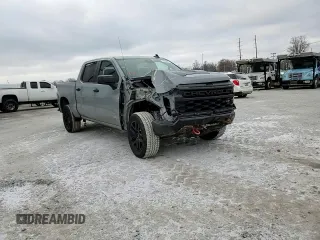 2024 Chevrolet Silverado 1500 Custom Trail Boss with VIN 3GCPDCEK2RG183022, listed as a Copart auction lot 82964444 with 21,314 mi miles and Salvage Title. Bid and sale history available at carsss.com. Image 14.