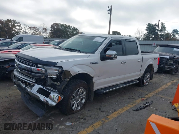 2018 Ford F-150 XL with VIN 1FTEW1E54JFC35059, listed as a IAAI auction lot 40938830 with 189,942 mi miles. Bid and sale history available at carsss.com. Image 18.