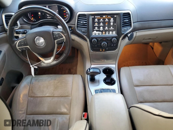 2014 Jeep Grand Cherokee Overland with VIN 1C4RJFCT6EC247798, listed as a Copart auction lot 48344975 with 172,253 mi miles and Salvage Title. Bid and sale history available at DreamBid. Image 8.