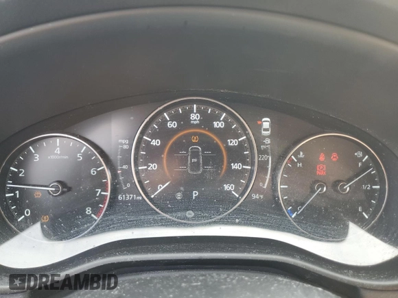 2019 Mazda 3 Premium with VIN JM1BPBEMXK1119599, listed as a Copart auction lot 71036504 with 61,371 mi miles and Salvage Title. Bid and sale history available at DreamBid. Image 9.