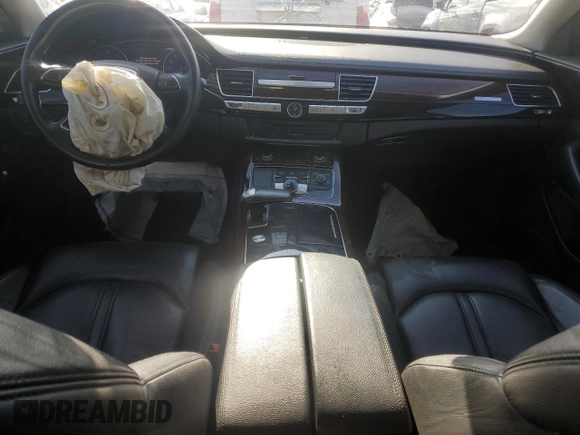 2013 Audi A8 4.0L with VIN WAUR2AFD5DN009509, listed as a Copart auction lot 41412805 with 33,917 mi miles and Salvage Title. Bid and sale history available at DreamBid. Image 8.