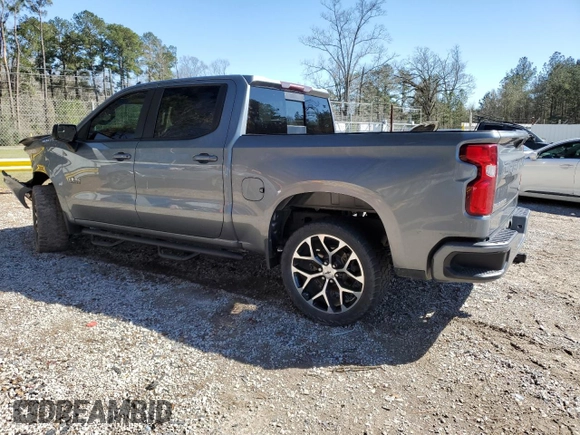 2020 Chevrolet Silverado 1500 RST with VIN 3GCPWDED2LG392351, listed as a Copart auction lot 46181515 with 57,853 mi miles and Salvage Title. Bid and sale history available at DreamBid. Image 2.
