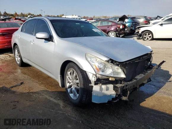 2007 Infiniti G35 Journey with VIN JNKBV61E67M725143, listed as a Copart auction lot 74765013 with 107,543 mi miles and Salvage Title. Bid and sale history available at DreamBid. Image 4.
