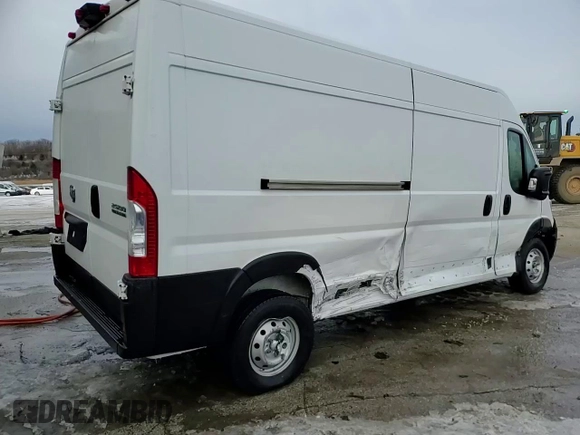 2023 Ram ProMaster Cargo with VIN 3C6LRVDG9PE535246, listed as a Copart auction lot 45709465 with 86,093 mi miles and Salvage Title. Bid and sale history available at DreamBid. Image 14.