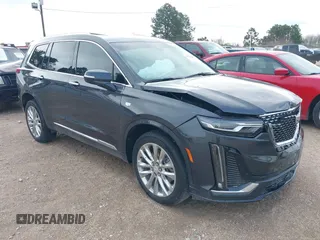 2022 Cadillac XT6 Premium Luxury with VIN 1GYKPDRS0NZ148517, listed as a IAAI auction lot 41575367 with 46,119 mi miles. Bid and sale history available at carsss.com. Image 1.