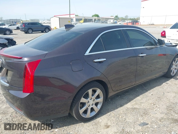 2015 Cadillac ATS Sedan Luxury RWD with VIN 1G6AB5RA6F0107167, listed as a IAAI auction lot 41935673 with 136,440 mi miles. Bid and sale history available at carsss.com. Image 4.
