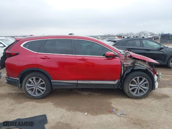2022 Honda CR-V Hybrid Touring with VIN 5J6RT6H94NL057936, listed as a IAAI auction lot 41710373 with 20,617 mi miles. Bid and sale history available at carsss.com. Image 14.