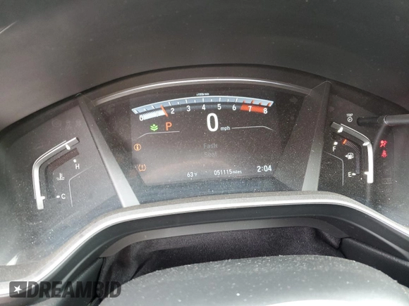 2019 Honda CR-V EX with VIN 5J6RW1H5XKA047555, listed as a Copart auction lot 42680614 with 51,115 mi miles and Salvage Title. Bid and sale history available at carsss.com. Image 9.