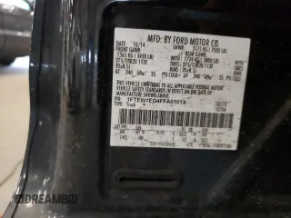 2015 Ford F-150 XLT with VIN 1FTEW1EG4FFA01013, listed as a Copart auction lot 54373495 with 132,401 mi miles and Salvage Title. Bid and sale history available at carsss.com. Image 12.