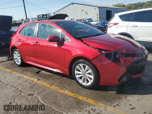 2024 Toyota Corolla Hatchback SE with VIN JTND4MBE2R3218910, listed as a Copart auction lot 71454284 with 5,238 mi miles and Salvage Title. Bid and sale history available at carsss.com. Image 4.