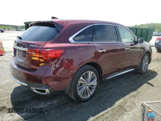 2018 Acura MDX Technology with VIN 5J8YD4H79JL013024, listed as a Copart auction lot 56450505 with 89,375 mi miles and Salvage title. Bid and sale history available at DreamBid. Image 3.