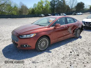 2014 Ford Fusion Titanium with VIN 3FA6P0K97ER197599, listed as a Copart auction lot 52544165 with 242,977 mi miles and Salvage Title. Bid and sale history available at carsss.com. Image 1.