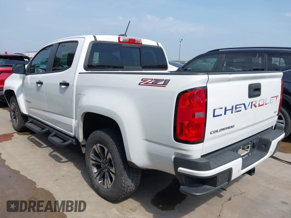 2022 Chevrolet Colorado 2WD Z71 with VIN 1GCGSDENXN1194641, listed as a IAAI auction lot 42254087 with 39,979 mi miles and . Bid and sale history available at DreamBid. Image 3.
