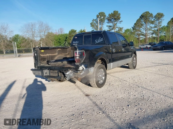 2012 Ford F-150 XL with VIN 1FTFW1CT3CFA80724, listed as a IAAI auction lot 41892848 with 203,530 mi miles. Bid and sale history available at carsss.com. Image 4.