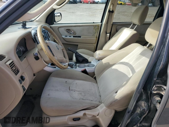 2007 Mercury Mariner Luxury with VIN 4M2CU91167KJ17684, listed as a Copart auction lot 44771875 with 192,213 mi miles and Salvage title. Bid and sale history available at DreamBid. Image 7.