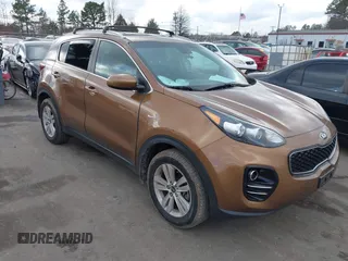 2018 Kia Sportage LX with VIN KNDPMCAC5J7419709, listed as a IAAI auction lot 41230791 with 85,491 mi miles. Bid and sale history available at carsss.com. Image 1.
