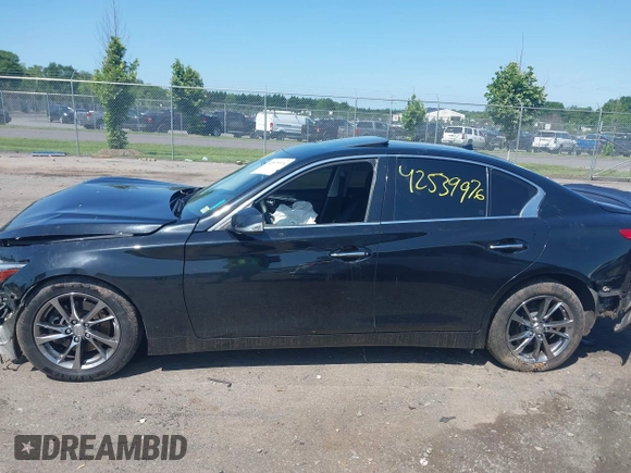 2017 Infiniti Q50 Premium with VIN JN1EV7AR6HM838084, listed as a IAAI auction lot 42539976 with Not provided miles and . Bid and sale history available at DreamBid. Image 15.