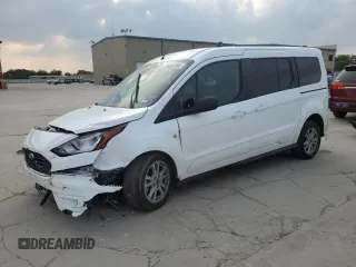 2022 Ford Transit Connect XLT with VIN NM0GE9F27N1511264, listed as a Copart auction lot 66682384 with 34,754 mi miles and Salvage title. Bid and sale history available at DreamBid. Image 1.