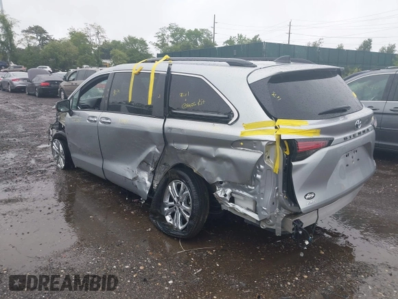 2023 Toyota Sienna XSE with VIN 5TDDSKFC8PS106342, listed as a IAAI auction lot 42290000 with 13,420 mi miles and . Bid and sale history available at DreamBid. Image 3.