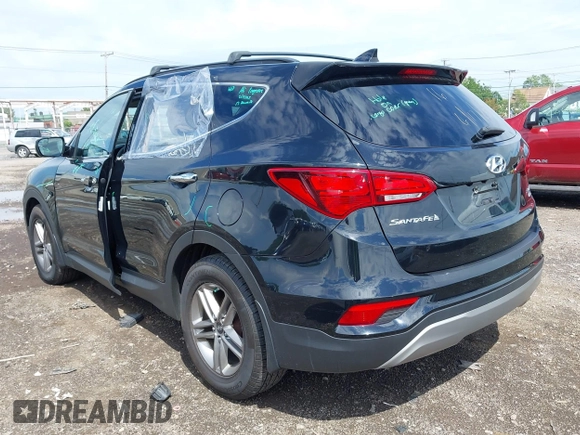 2017 Hyundai Santa Fe 2.4L with VIN 5XYZUDLB6HG444974, listed as a IAAI auction lot 42624735 with 59,075 mi miles and . Bid and sale history available at DreamBid. Image 3.