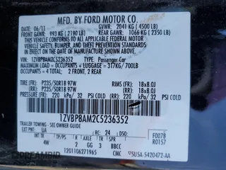 2012 Ford Mustang V6 Premium with VIN 1ZVBP8AM2C5236352, listed as a Copart auction lot 52618895 with 117,332 mi miles and Salvage Title. Bid and sale history available at carsss.com. Image 12.