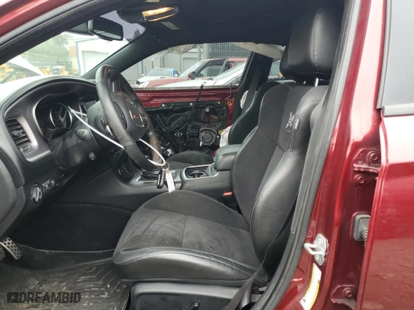 2019 Dodge Charger Scat Pack with VIN 2C3CDXGJ8KH588614, listed as a Copart auction lot 84478674 with 61,131 mi miles and Salvage Title. Bid and sale history available at carsss.com. Image 7.
