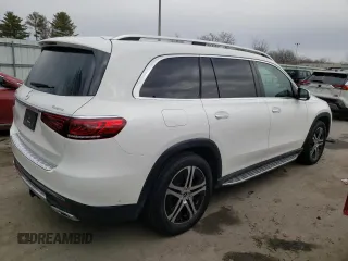 2020 Mercedes-Benz GLS with VIN 4JGFF5KE0LA132488, listed as a Copart auction lot 44038603 with 39,666 mi miles. Bid and sale history available at carsss.com. Image 3.