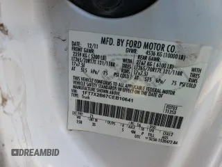 2012 Ford F-250 XL с VIN 1FT7X2B67CEB10641, выставлен на аукционе Copart как лот 85879484 с пробегом Не указан миль и Списание • Salvage title. История ставок и продаж доступна на DreamBid. Изображение 12.