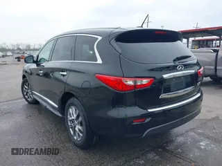 2015 Infiniti QX60 with VIN 5N1AL0MN3FC547395, listed as a IAAI auction lot 41863434 with 91,631 mi miles. Bid and sale history available at carsss.com. Image 3.
