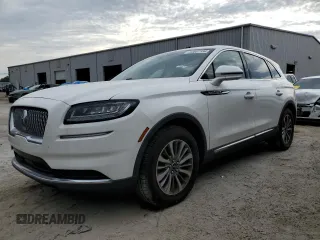 2021 Lincoln Nautilus Standard with VIN 2LMPJ6J94MBL11303, listed as a Copart auction lot 83867594 with 98,452 mi miles and Non repairable. Bid and sale history available at DreamBid. Image 1.