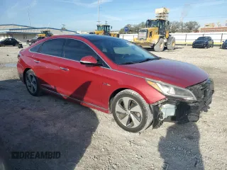2016 Hyundai Sonata Hybrid Limited with VIN KMHE34L18GA021946, listed as a Copart auction lot 46665355 with 118,513 mi miles and Salvage Title. Bid and sale history available at carsss.com. Image 4.
