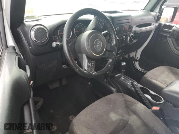 2018 Jeep Wrangler JK Unlimited Sport S with VIN 1C4BJWDG2JL809600, listed as a Copart auction lot 76384474 with 0 mi miles and Non Repairable. Bid and sale history available at carsss.com. Image 8.